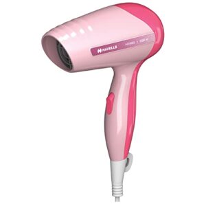 Havells HD1903 1200 Watts Powerful Hair Dryer, 2 Heat (Hot & Warm) Settings, Overheat Protection, 2 Year Guarantee (Premium Pink)