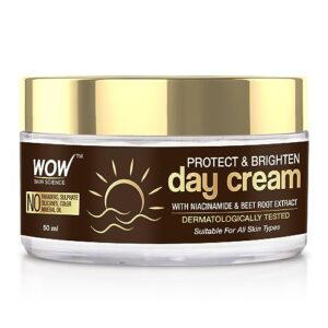 WOW Skin Science Protect & Brighten Day Cream | Brightens Complexion | Prevents Skin Damage | Hydrates & Nourishes Skin