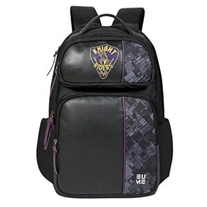 EUME Kolkata Knight Riders 29 Ltrs Laptop Backpack with 1 Compartment | Men & Women | Fit Up to 15 inch Laptop | Black Color