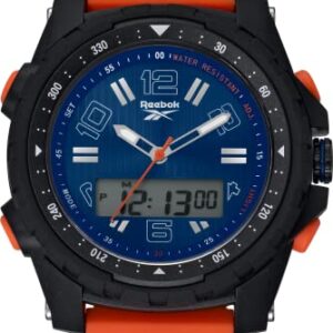 Reebok Rogue Analog-Digital Blue Dial Men’s Watch-RV-ROG-G4-PBPO-NW