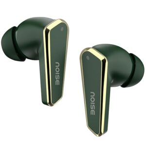 Noise Newly Launched Buds N1 in-Ear Truly Wireless Earbuds with Chrome Finish, 40H of Playtime, Quad Mic with ENC, Ultra Low Latency(up to 40 ms), Instacharge(10 min=120 min), BT v5.3(Forest Green)