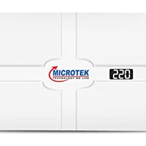 Microtek Smart EM Series for Up to 1.5 Ton AC Voltage Stabilizer with Digital Display, Working Power 160V-285V (EM 4160+)