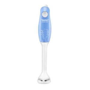 Maharaja Whiteline Hb-129 175 Watt Hand Blender, Stainless Steel Blades, Long Lasting Performance With 175W Motor, Detachable Anti Splash Plastic Foot (Blue And White, 175 Watt)