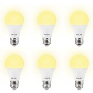 Philips 12W e27 LED Warm White Bulb, Pack of 6, (Stellar Bright)