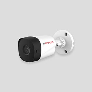 CP PLUS 2.4MP IR Bullet Outdoor Security Camera | 3.6mm Fixed Lens | Max 25/30fps at 2.4MP | DWDR, Day/Night (ICR) | IR Range of 20 Mtrs., Smart IR | Support Built-in Mic – CP-URC-TC24PL2C-V3