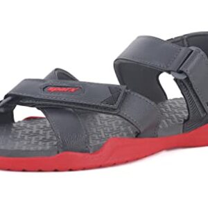 Sparx mens SS0127G Darkgreyred Sandal – 10 UK (SS0127GDGRD0010)