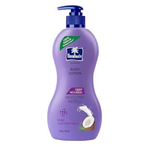 Parachute Advansed Deep Nourish Body Lotion for Women & Men, Dry Skin, 400ml | Pure Coconut Milk, 100% Natural, 72h Moisturisation