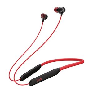 boAt Rockerz 205 Pro Bluetooth Wireless in Ear Earphones with Mic, Beast Mode, ENx Mode for Clear Voice Delivery, ASAP Charge, 10mm Drivers, IPX5, Bluetooth v5.2, 30HRS Playtime(Fiery Red)