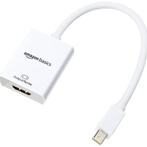 AmazonBasics Mini DisplayPort (Thunderbolt) to HDMI Adapter – White