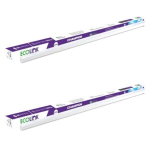 EcoLink 20-Watt Polycarbonate LED Batten (Cool White,Pack of 2)