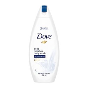 Dove Deeply Nourishing Body Wash Gel | 250 Ml | Moisturizing Body Wash For Softer, Smoother Skin | Dove Body Wash For Women & Men | Body Wash For Dry Skin