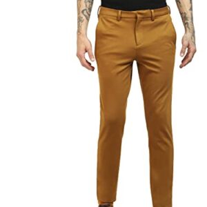 Jack & Jones Men’s Slim Casual Pants (12209763-Bone Brown_Bone 52)