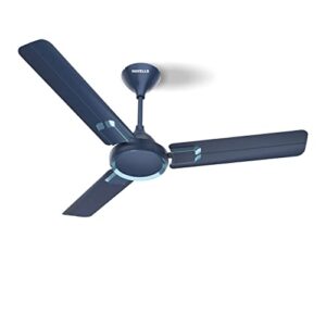 Havells Glaze 1200mm Decorative Finish Ceiling Fan (Sapphire Blue Chrome)