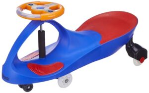 Brunte Kids Swing Car, Twister Swing Car with PU LED Wheels, Push Ride on Magic Swing Car for Kids Suitable for 3+ Years Boys & Girls, Twister for Kids, with Music