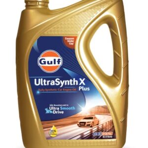 GULF ULTRASYNTH X PLUS 5W-30 [5 L ] Fully Synthetic API SN+ BS6 Ready Car Engine Oil for Ultra Smooth Drive