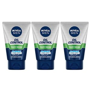 Nivea Oil Control Face Wash, 100ml (Pack of 3)