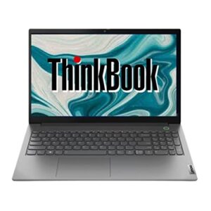 Lenovo ThinkBook 15 G5 AMD Ryzen 7 7730U 15.6″ FHD Antiglare 250 Nits Thin and Light Laptop (8GB RAM/512GB SSD/Windows 11 Home/Fingerprint Reader/Backlit/Mineral Grey/1 Year Onsite/1.7 kg), 21JFA00BIN