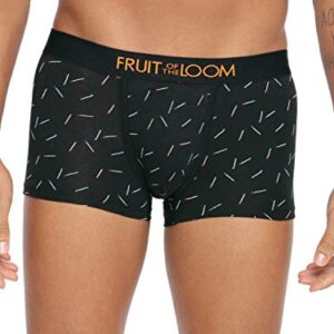 Fruit of the Loom Cotton Trunks for Men | Soft Waistband | Breathable Fabric |Snug Fit | ASSORTED Print and Colour May Vary Pack of 1