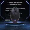 Ant Value KK1002 Wired Gaming Keyboard & Mouse Combo, 104 Silent keys, Backlit Rainbow LED Keyboard & 3200 DPI RGB Gaming Mouse for PC/Laptop - Image 5