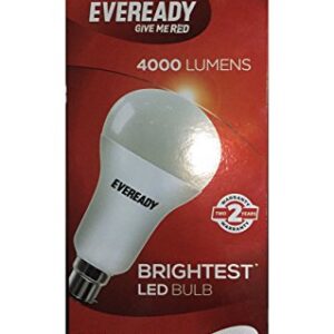 Eveready 40W LED Hammer Bulb | High CRI & High Efficiency | Energy Efficient | Mercury-Free | 4KV Surge Protection | 100 Lumens Per Watt |Cool Day Light (6500K) b22d