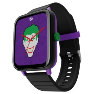 ZEBRONICS DC Joker Edition DRIP Smartwatch with Bluetooth 5.1 Calling, 1.69″ Display Size, Voice Assistance, 11 Built-in + Customizable Watch Faces, 8 Menu UI, IP67 and 100+ Sports Tracker