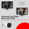 CP PLUS 2.4MP IR Bullet Outdoor Security Camera | 3.6mm Fixed Lens | Max 25/30fps at 2.4MP | DWDR, Day/Night (ICR) | IR Range of 20 Mtrs., Smart IR | Support Built-in Mic - CP-URC-TC24PL2C-V3 - Image 6