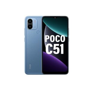 POCO C51 (Royal Blue, 6GB RAM, 128GB Storage)