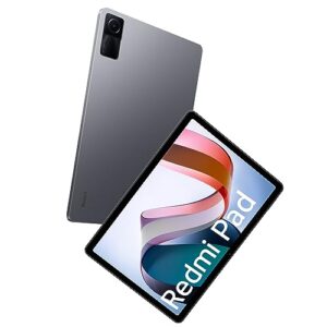 Redmi Pad | MediaTek Helio G99 | 26.95cm (10.61 inch) 2K Resolution & 90Hz Refresh Rate Display | 4GB RAM & 128GB Storage, Expandable up to 1TB | Quad Speaker – Dolby Atmos | Wi-Fi | Graphite Gray