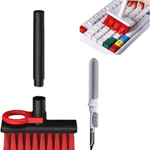 STRIFF Multi Function Laptop Cleaning kit/Laptop Cleaner Brush/Keyboard Cleaner/Keyboard Cleaning kit/Gadget Cleaning kit Gap Duster Key-Cap Puller for Laptop, Keyboard and Earphones (Black)