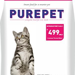 Purepet Adult Cat Food, Tuna and Salmon, 2.8 kg