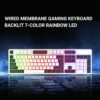 Ant Value KK1002 Wired Gaming Keyboard & Mouse Combo, 104 Silent keys, Backlit Rainbow LED Keyboard & 3200 DPI RGB Gaming Mouse for PC/Laptop - Image 3