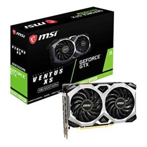 MSI GTX 1660 pci_e_x16 Super Ventus XS OC 6GB GDDR6 Gaming Graphic Card, Black (V375-279R)